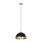 Z-Lite Landry 1 Light Pendant, Matte Black & Brushed Nickel 1004P14-MB-BN - alternate 4